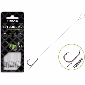 Feeder rig Delphin Fluoro Sting / 10pcs