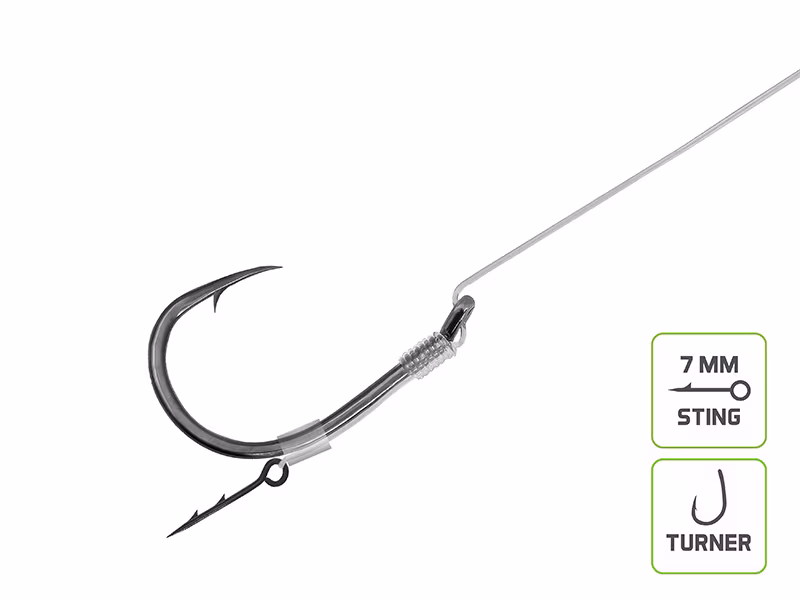 Feeder rig Delphin Fluoro Sting / 10pcs