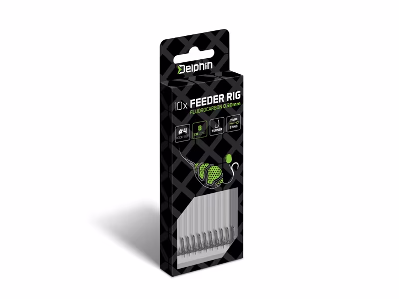Feeder rig Delphin Fluoro Sting / 10pcs