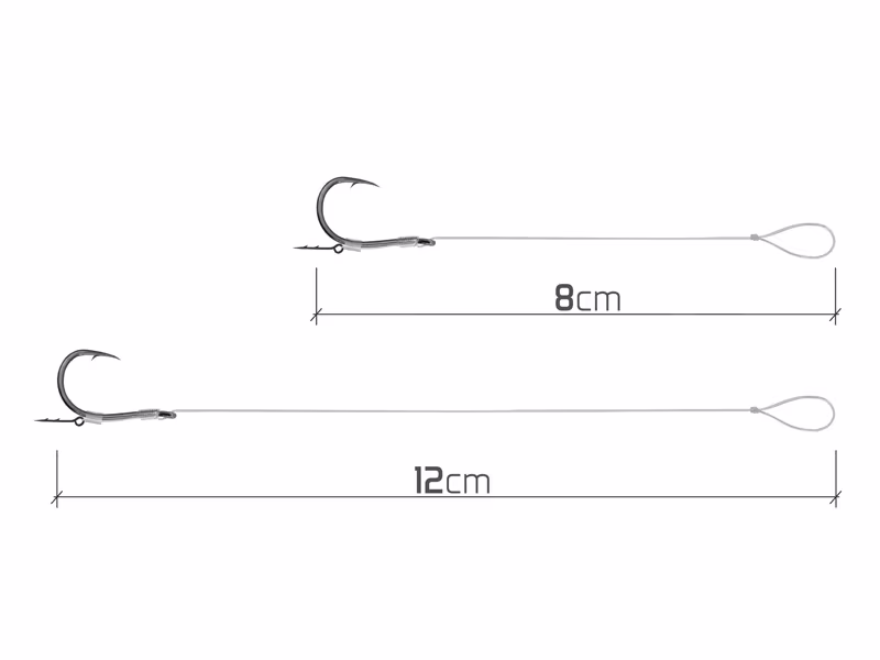 Feeder rig Delphin Fluoro Sting / 10pcs