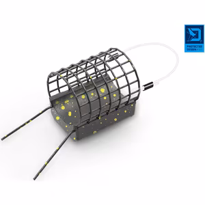 Feeder with Lead Weight Delphin RiverSTIX