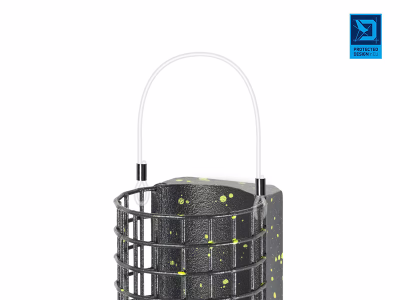 Feeder with Lead Weight Delphin RiverSTIX