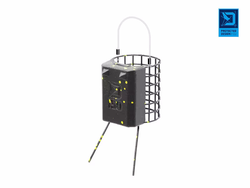 Feeder with Lead Weight Delphin RiverSTIX