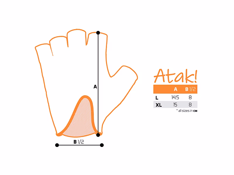 Fingerless gloves Delphin Atak! 25F