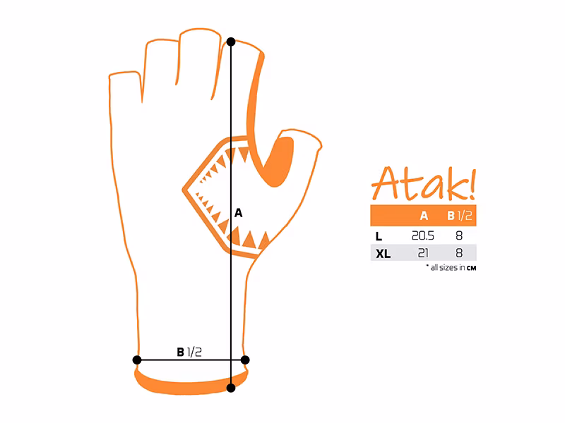 Fingerless gloves Delphin Atak! 75F