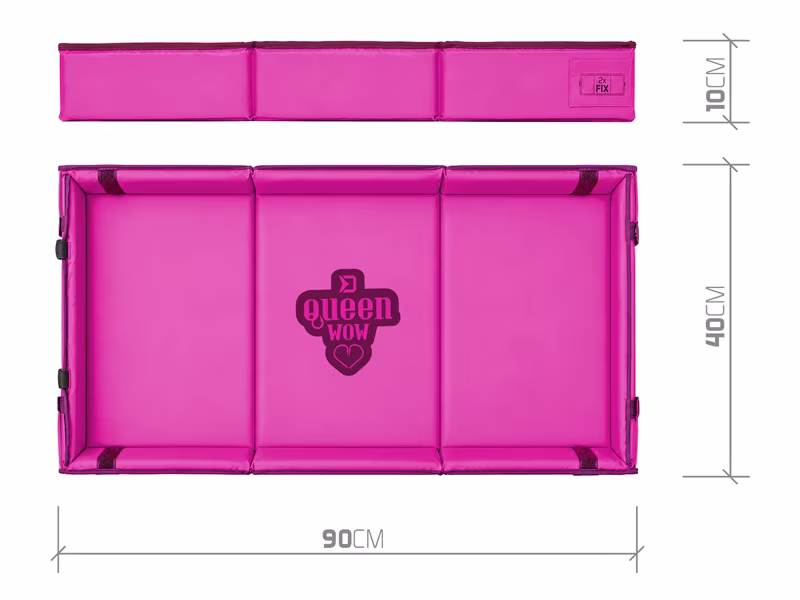 Fish mat with sideboards Delphin DUOMAT QUEEN WOW