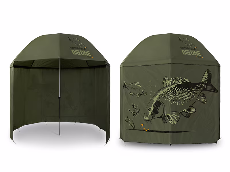 Fishing umbrella with sides Delphin BigONE CARP