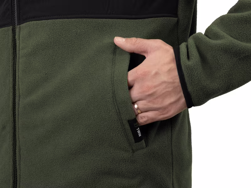 Fleece zip jacket Delphin TWIN