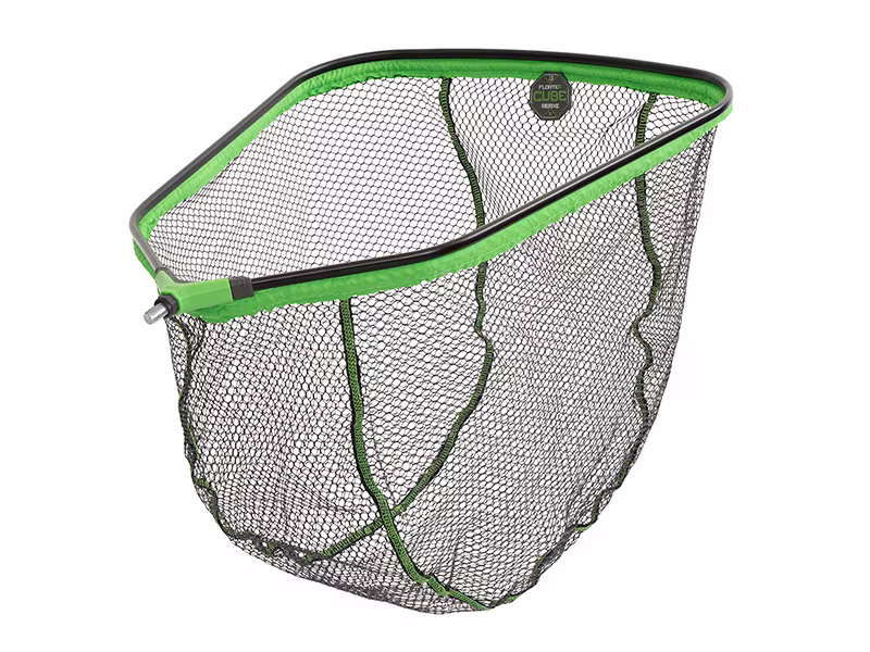 Floating landing net head Delphin REAXE FloateR CUBE