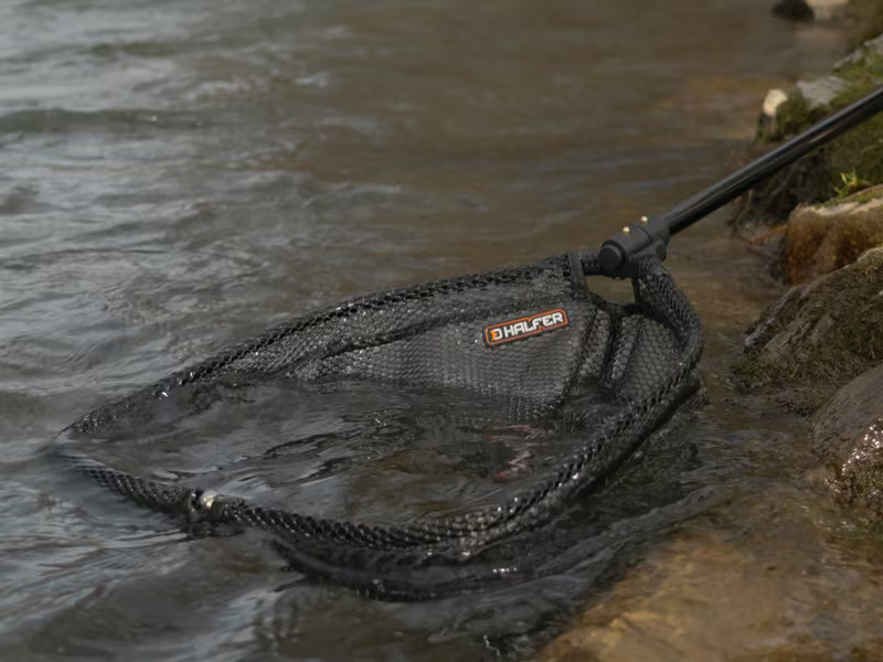 Folding landing net Delphin HALFER