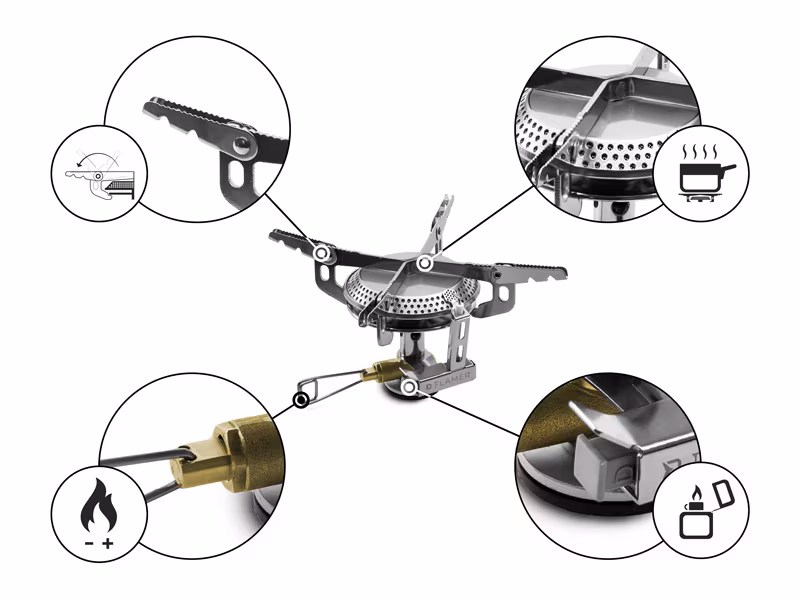 Gas stove Delphin FLAMER