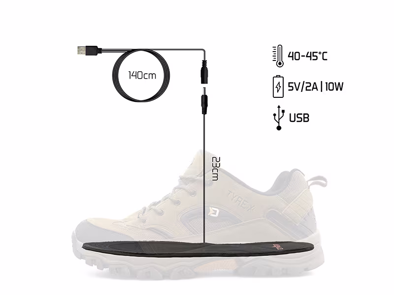 Heated insoles Delphin THERM