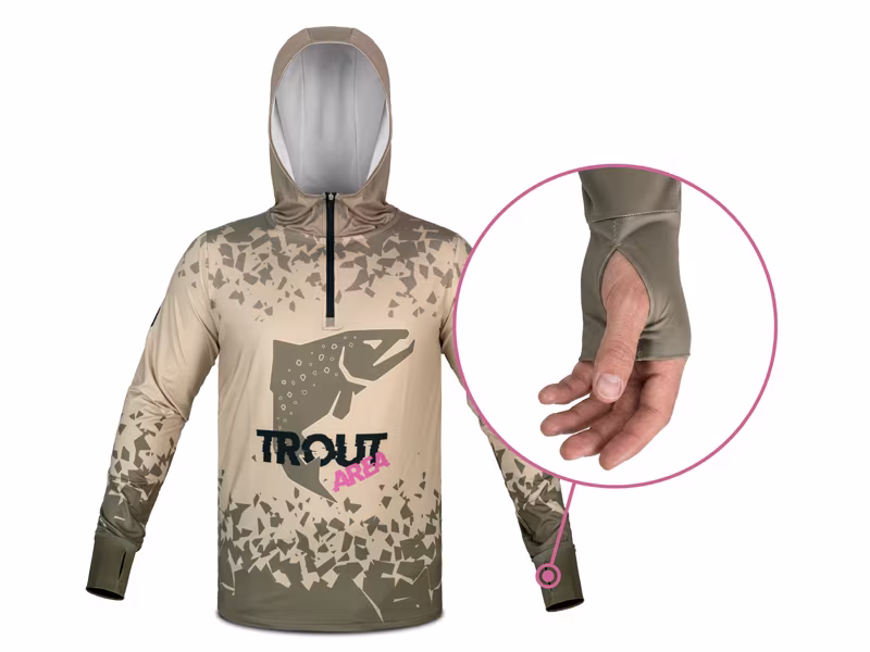 Hooded long sleeve top Delphin UV ARMOR 50+