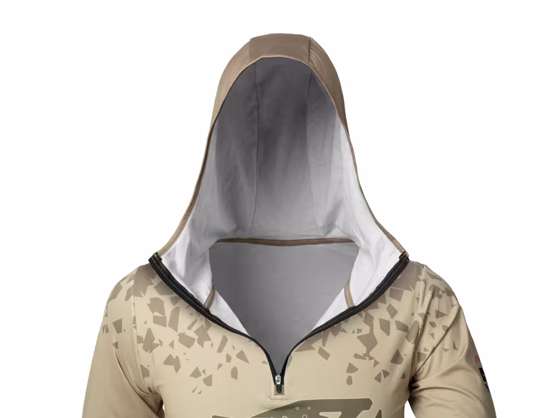 Hooded long sleeve top Delphin UV ARMOR 50+