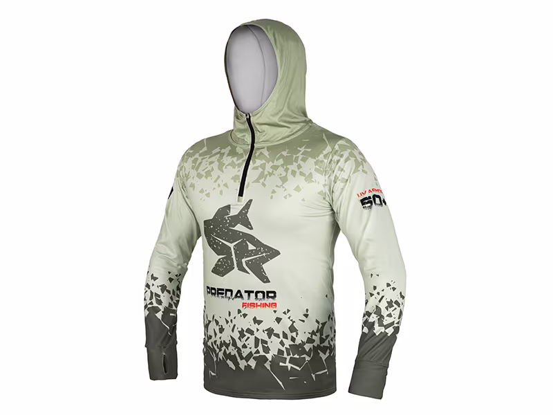 Hooded long sleeve top Delphin UV ARMOR 50+
