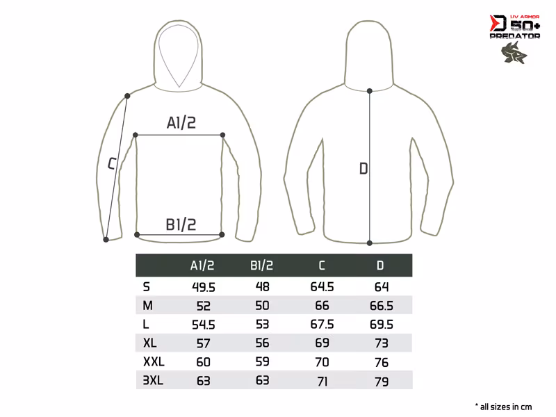 Hooded long sleeve top Delphin UV ARMOR 50+