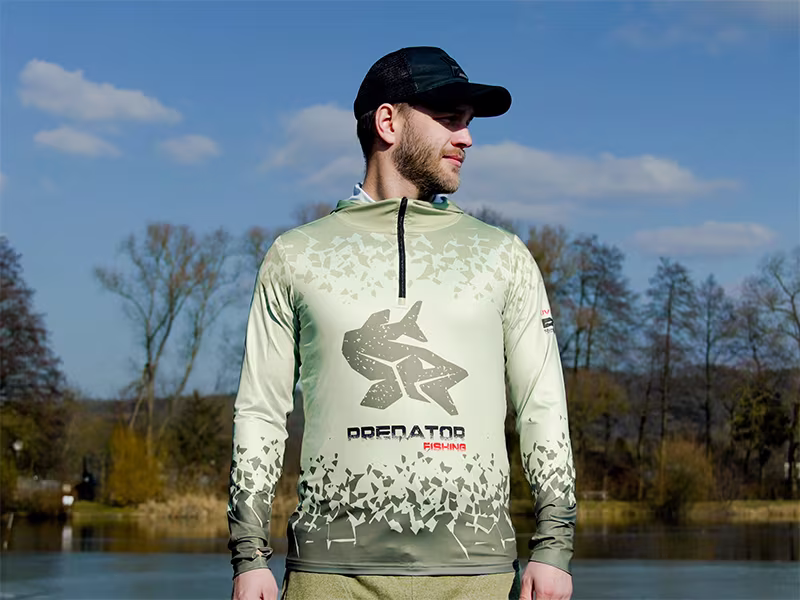 Hooded long sleeve top Delphin UV ARMOR 50+