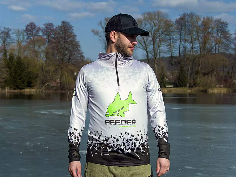 Hooded long sleeve top Delphin UV ARMOR 50+