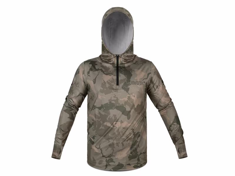 Hooded long sleeve top Delphin UV ARMOR 50+