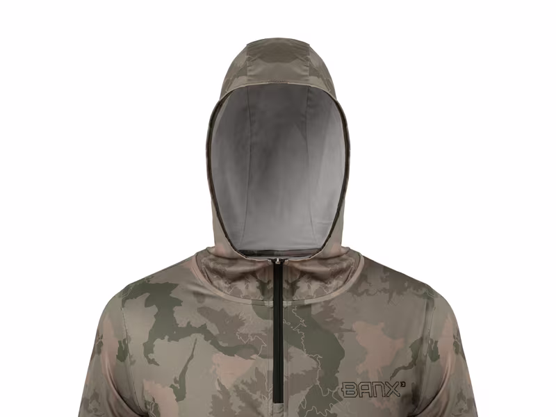 Hooded long sleeve top Delphin UV ARMOR 50+