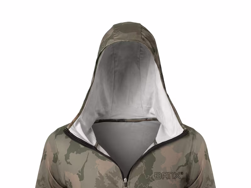 Hooded long sleeve top Delphin UV ARMOR 50+