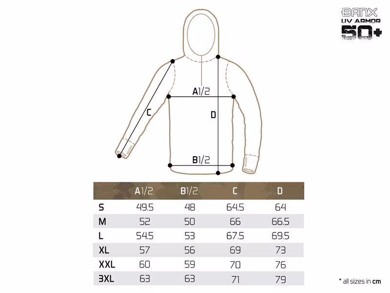 Hooded long sleeve top Delphin UV ARMOR 50+