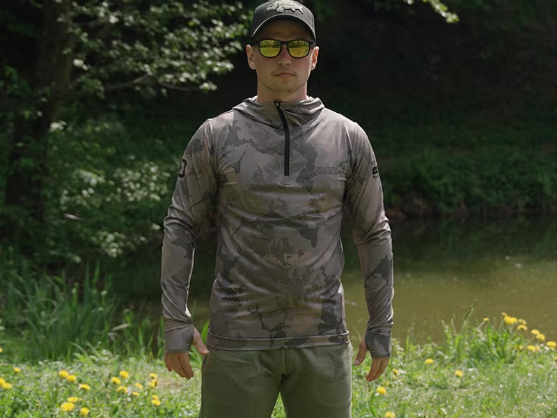 Hooded long sleeve top Delphin UV ARMOR 50+