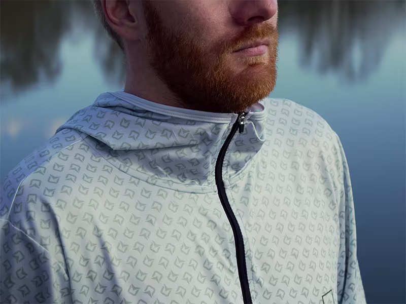 Hooded long sleeve top Delphin UV ARMOR 50+