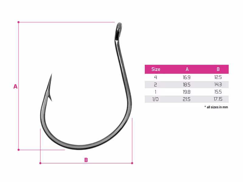Hook B! D-SHOT WACKY / 8pcs
