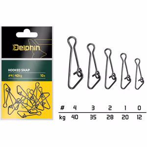 Hooked snap / 10 pcs
