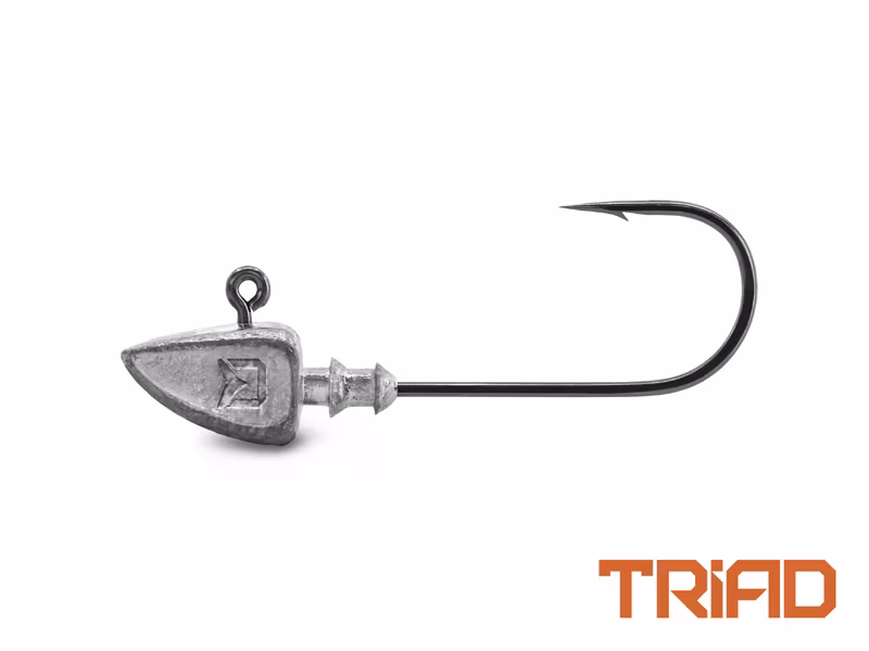 Jig head with a collar Delphin TRIAD / 5 pcs