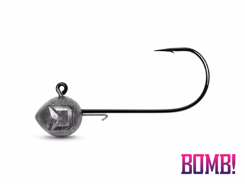 Jig head with bait holder Delphin BOMB! / 5pcs
