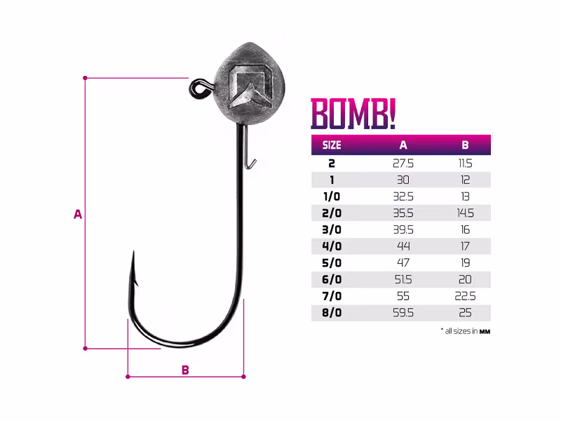Jig head with bait holder Delphin BOMB! / 5pcs