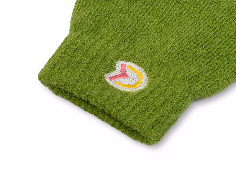 Kid knitted gloves Delphin YUPIE