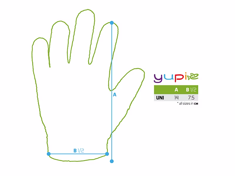 Kid knitted gloves Delphin YUPIE