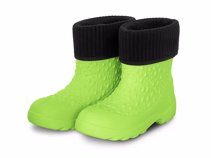 Kids rain boots with liners Delphin YUPIE