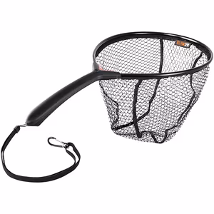 Landing net Delphin SPIN-R rubberized