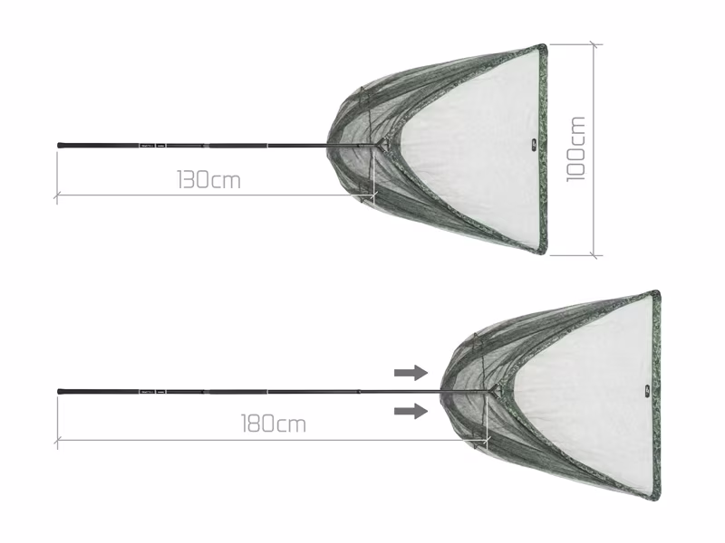 Landing net Delphin TELEFIX C2G