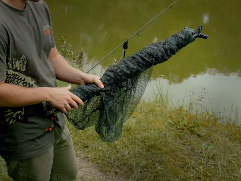 Landing net Delphin TELEFIX C2G