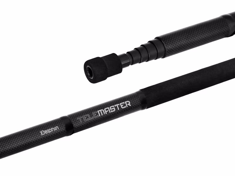 Landing net handle Delphin TeleMASTER