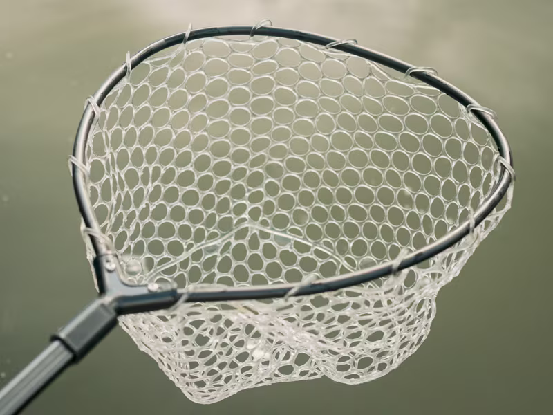 Landing net head Delphin SoftHEAD soft mesh