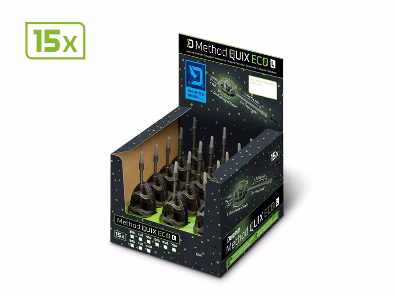 Lead-free method feeder Delphin Method QUIX ECO L