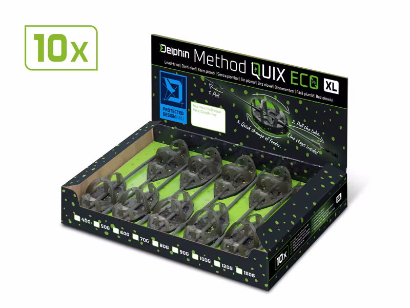 Lead-free method feeder Delphin Method QUIX ECO XL