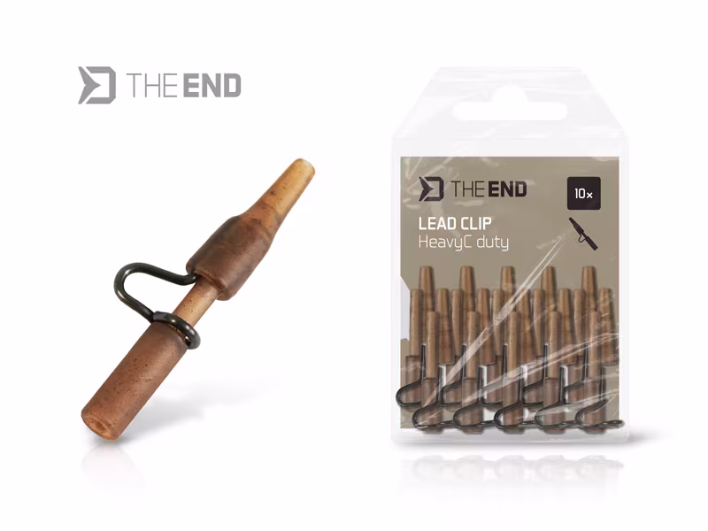 Lead clip Delphin HeavyC duty TheEND / 10 pcs