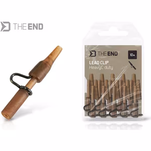 Lead clip Delphin HeavyC duty TheEND / 10 pcs