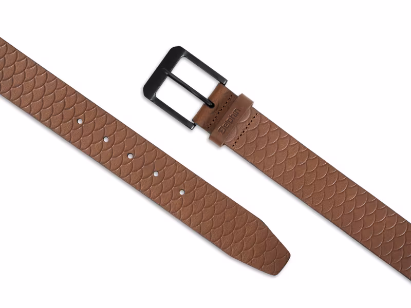 Leather belt Delphin SCALES