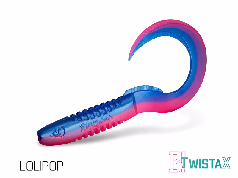 Lure Delphin TwistaX Eeltail UVs / 5pcs