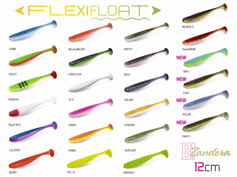 Lure Delphin ZANDERA FlexiFLOAT UVs / 5pcs