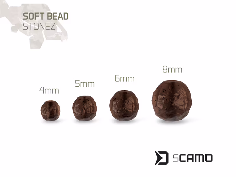 MIX Soft beads Delphin sCAMO STONEZ  60 pcs