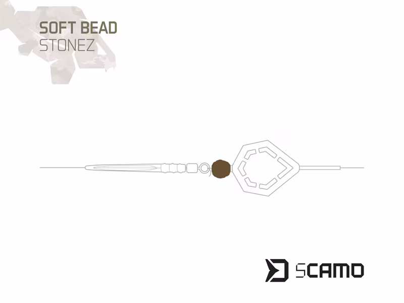 MIX Soft beads Delphin sCAMO STONEZ  60 pcs